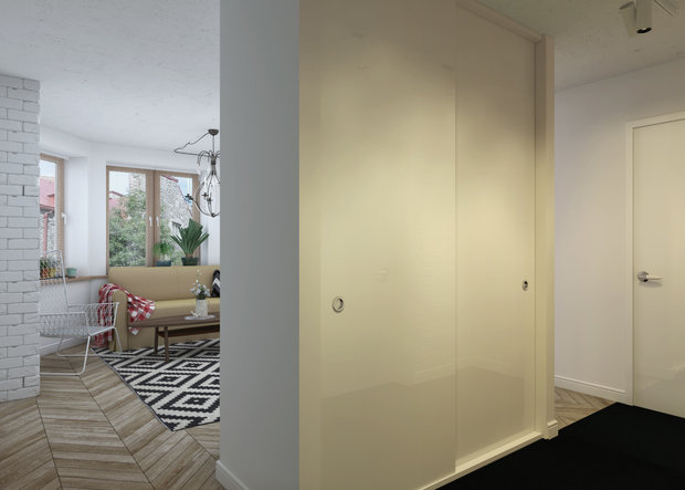 Фото из портфолио Малогабаритная квартира в стиле IKEA – фотографии дизайна интерьеров на INMYROOM