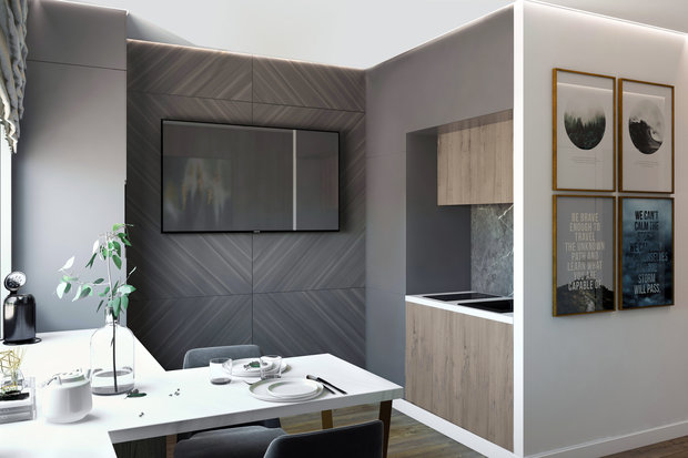 Фото из портфолио  ЖК "Елагин Апарт" – фотографии дизайна интерьеров на INMYROOM