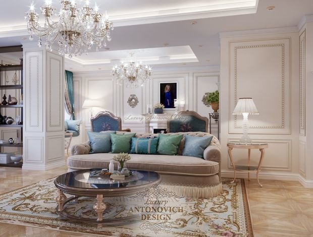 Фото из портфолио Интерьер в стиле парадной неоклассики – фотографии дизайна интерьеров на INMYROOM