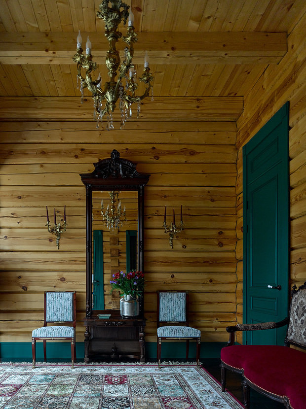 Фотография: Гостиная в стиле Прованс и Кантри, Классический, Дом, Проект недели, Дача, Дом и дача, 4 и больше, Более 90 метров, Наташа Федосеева, Звенигород – фото на INMYROOM