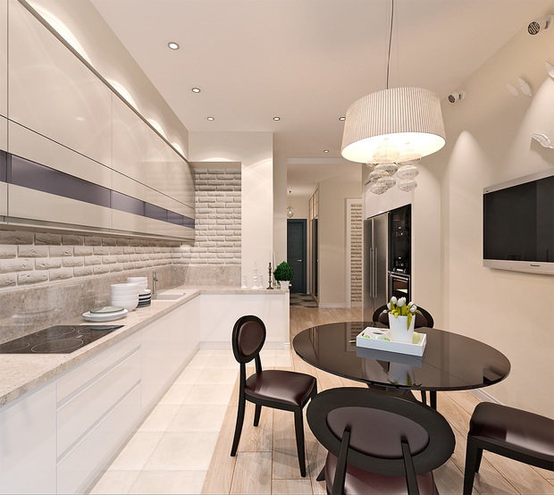 Фотография: Кухня и столовая в стиле Скандинавский – фото на INMYROOM