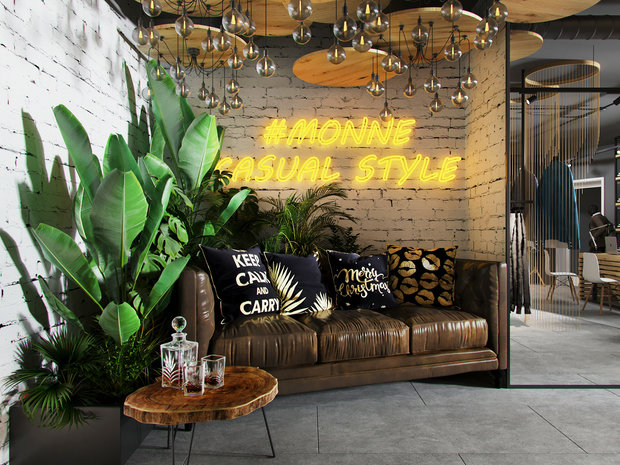 Фото из портфолио Интерьер магазина одежды – фотографии дизайна интерьеров на INMYROOM