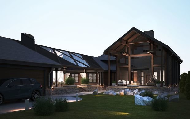 Фото из портфолио Дом в Американском стиле / American style house – фотографии дизайна интерьеров на INMYROOM