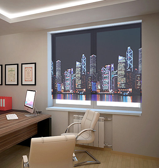 Фото из портфолио Рулонные шторы – фотографии дизайна интерьеров на INMYROOM