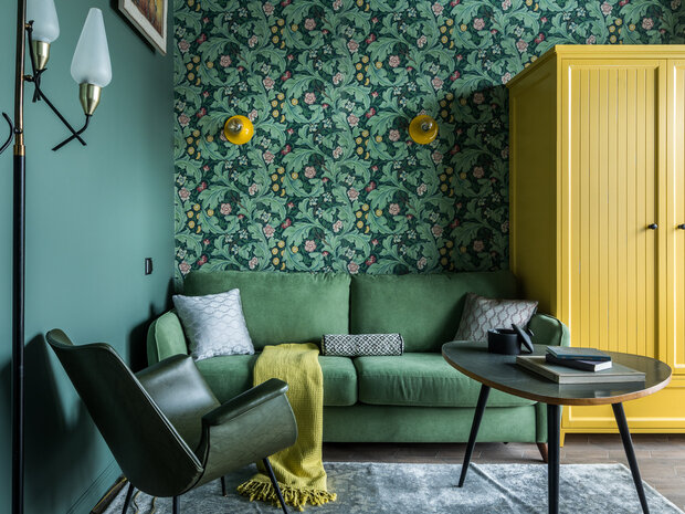 Фотография: Кабинет в стиле Современный, Эклектика, Дом, Проект дня, Дом и дача, Московская область, 3 комнаты, Более 90 метров, Индивидуальный проект, Винтажный, Ольга Айсина – фото на INMYROOM