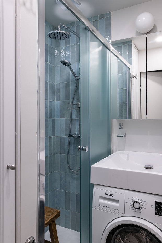 Фотография: Ванная в стиле Современный, Квартира, Проект дня, Москва, 4 и больше, 60-90 метров, Алеся Котова – фото на INMYROOM