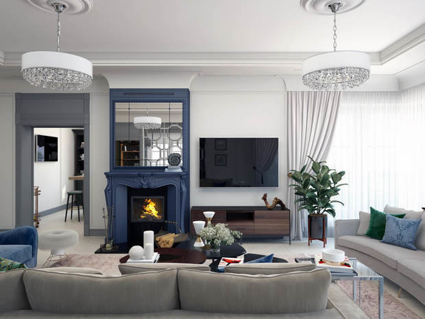 Фото из портфолио Загородный дом – фотографии дизайна интерьеров на INMYROOM