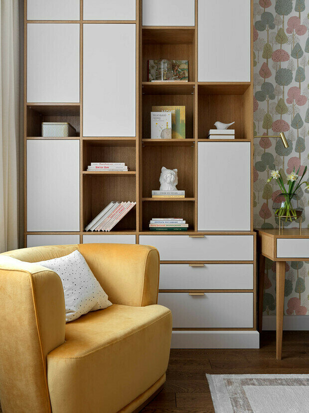 Фотография: Детская в стиле Современный, Квартира, Проект недели, Москва, Монолитный дом, 3 комнаты, Более 90 метров, Anddesign – фото на INMYROOM