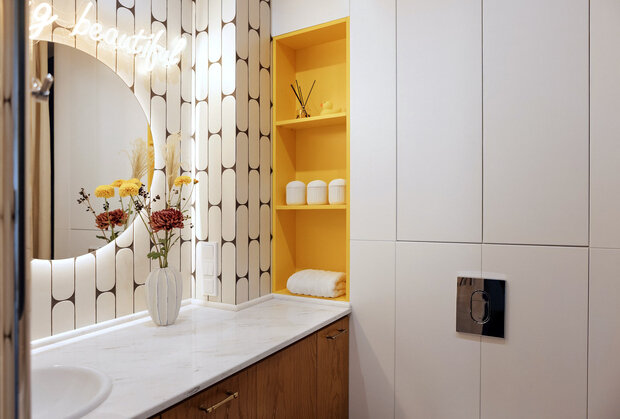 Фото из портфолио Яркая квартира для студентки – фотографии дизайна интерьеров на INMYROOM