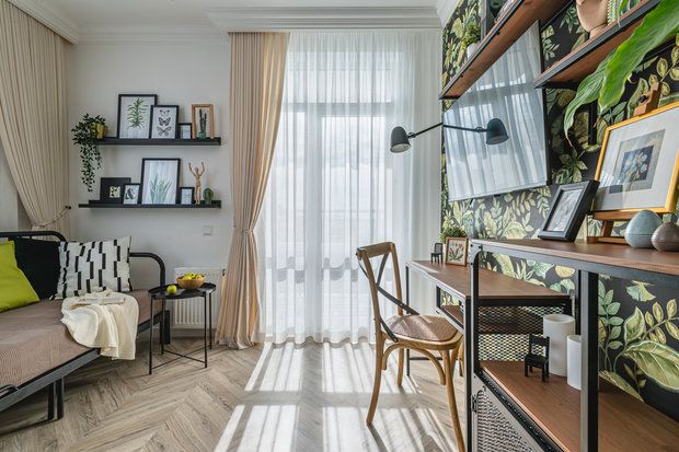 Фотография: Кабинет в стиле Скандинавский, Современный, Квартира, Проект дня, 3 комнаты, 60-90 метров, Симферополь, Татьяна Петрова – фото на INMYROOM