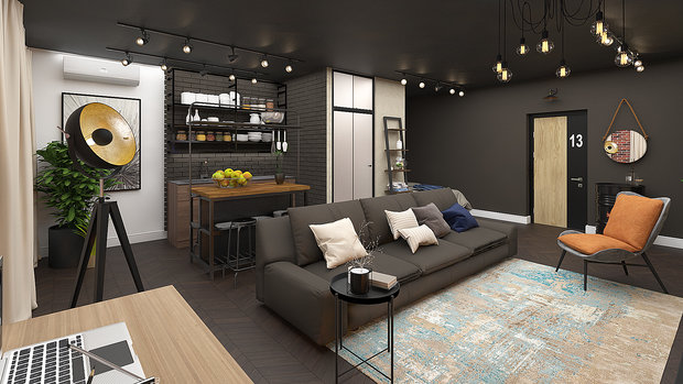 Фото из портфолио ЛОФТ – фотографии дизайна интерьеров на INMYROOM