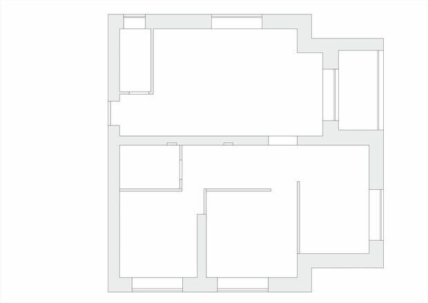 Фотография: Планировки в стиле , Современный, Квартира, Проект дня, Эко, Блочный дом, 4 и больше, 60-90 метров, Анна Терентьева – фото на INMYROOM