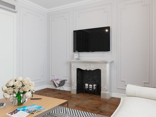 Фото из портфолио Невесомая классика – фотографии дизайна интерьеров на INMYROOM