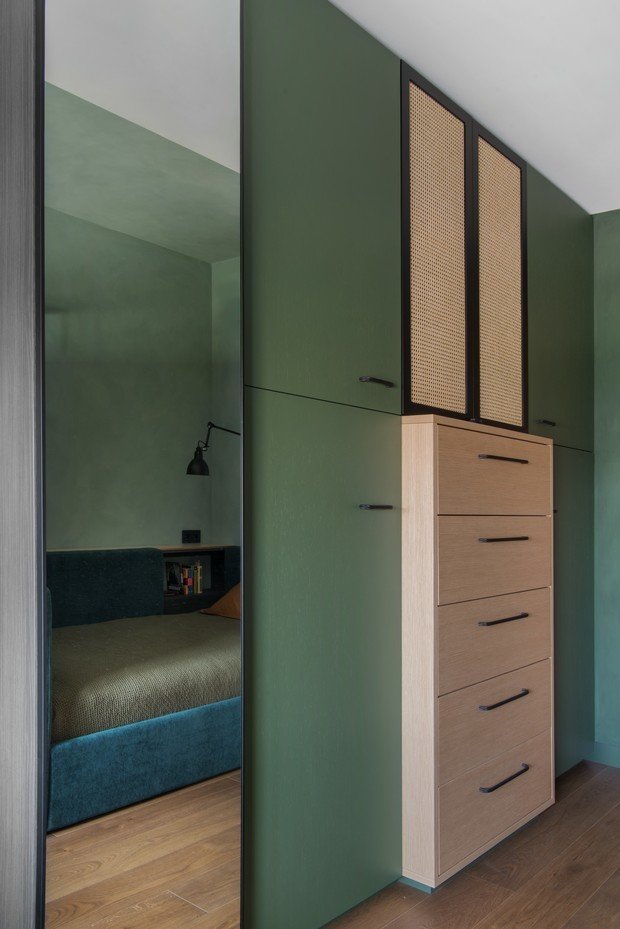 Фотография: Кабинет в стиле Современный, Квартира, Проект недели, Москва, Илона Болейшиц, 3 комнаты, Более 90 метров, AR-KA, Игорь Орлов – фото на INMYROOM