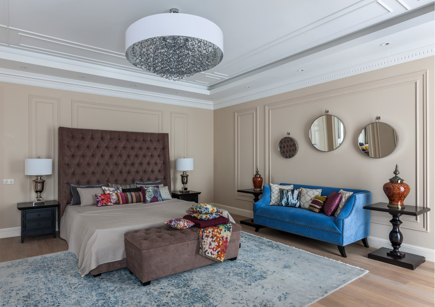 Фотография: Спальня в стиле Классический, Дом, Проект недели, Никита Морозов, KM Studio, Истринский район – фото на INMYROOM