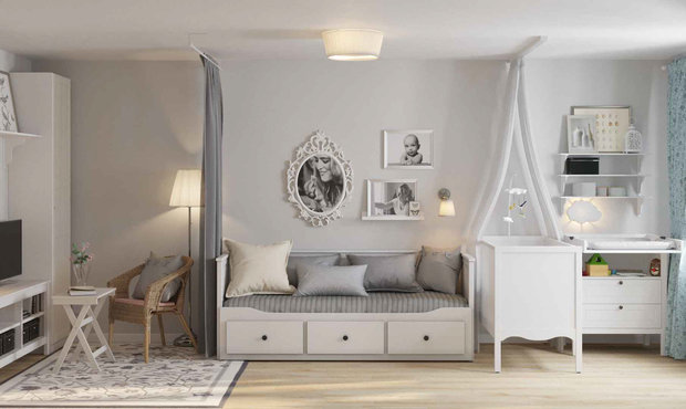 Фотография: Спальня в стиле Скандинавский, Гид, ИКЕА, П-44 – фото на INMYROOM