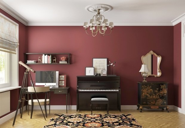 Фотография: Кабинет в стиле Классический, Эклектика, Квартира, Проект недели, Москва, Сталинка, 3 комнаты, 60-90 метров, Татьяна Красикова – фото на INMYROOM