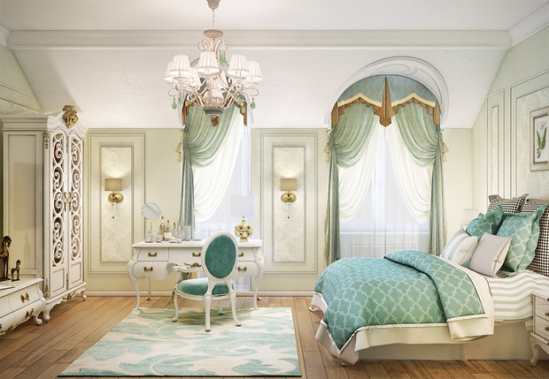 Фото из портфолио Торжественная классика – фотографии дизайна интерьеров на INMYROOM