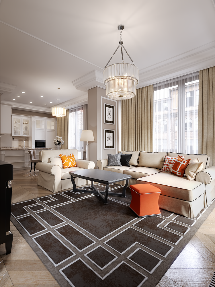 Фотография: Гостиная в стиле Классический, Квартира, Проект недели, Санкт-Петербург, 3 комнаты, Более 90 метров, Монолитно-кирпичный, Студия элитного жилья Александра Акименкова – фото на INMYROOM Фотография: Гостиная в стиле Классический, Квартира, Проект недели, Санкт-Петербург, 3 комнаты, Более 90 метров, Монолитно-кирпичный, Студия элитного жилья Александра Акименкова – фото на INMYROOM