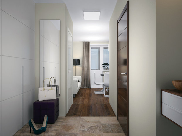 Фото из портфолио Квартира для бизнес-леди – фотографии дизайна интерьеров на INMYROOM