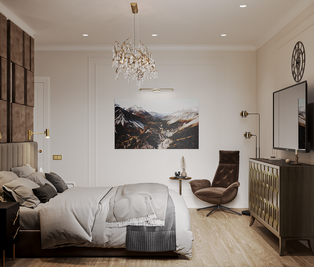 Фото из портфолио Дизайн-проект квартиры в ЖК «Avant (Авант)» в стиле неоклассика – фотографии дизайна интерьеров на INMYROOM