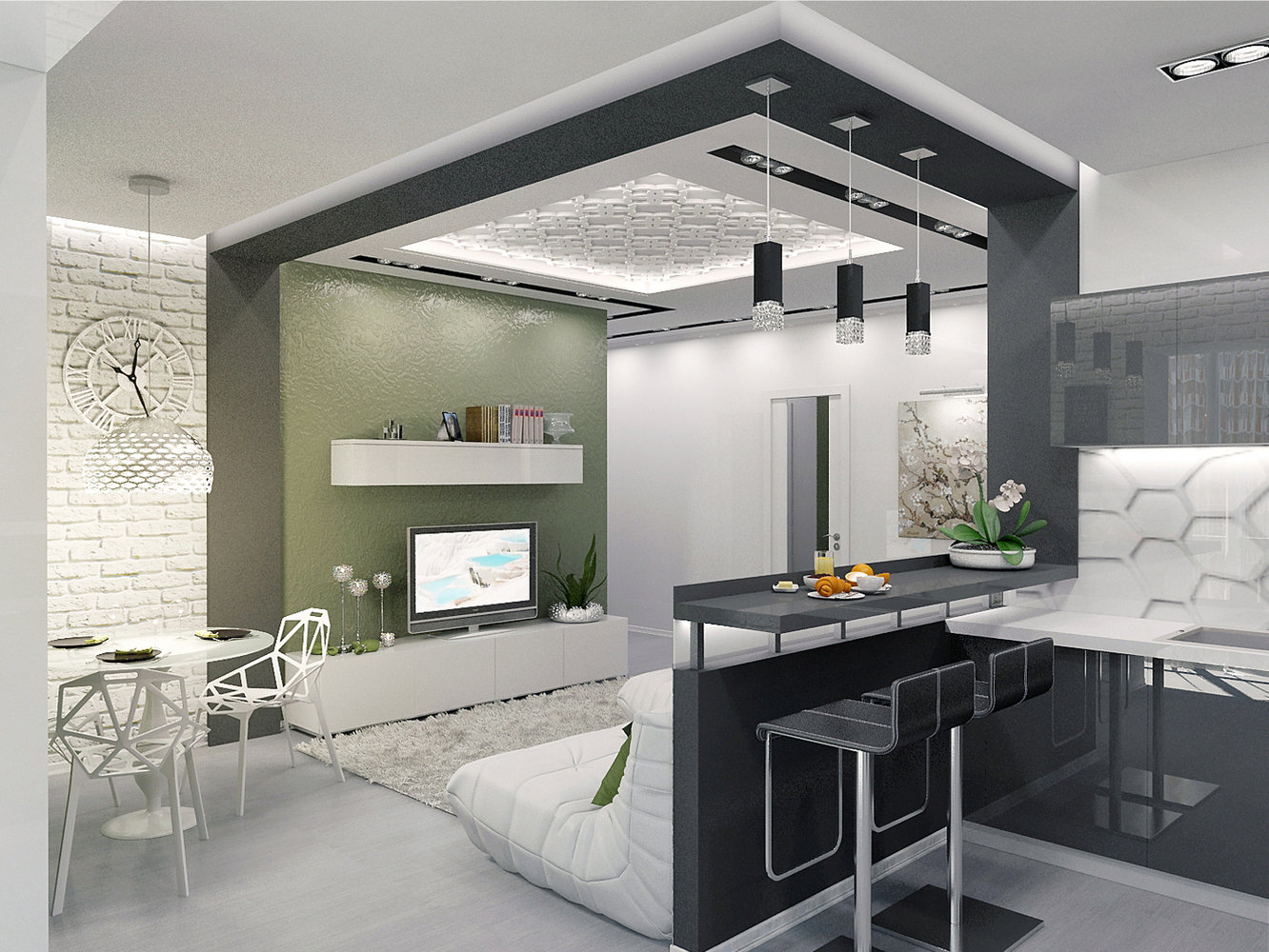 Фотография: Гостиная в стиле Лофт, Декор интерьера, Квартира, Christopher Guy, Massive, HOFF, Дома и квартиры, IKEA, Проект недели – фото на INMYROOM