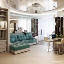 Фото из портфолио Студия, 46 м.кв. – фотографии дизайна интерьеров на INMYROOM