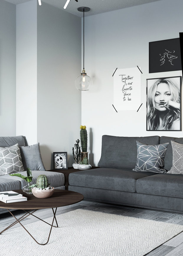 Фото из портфолио Скандинавская квартира  – фотографии дизайна интерьеров на INMYROOM