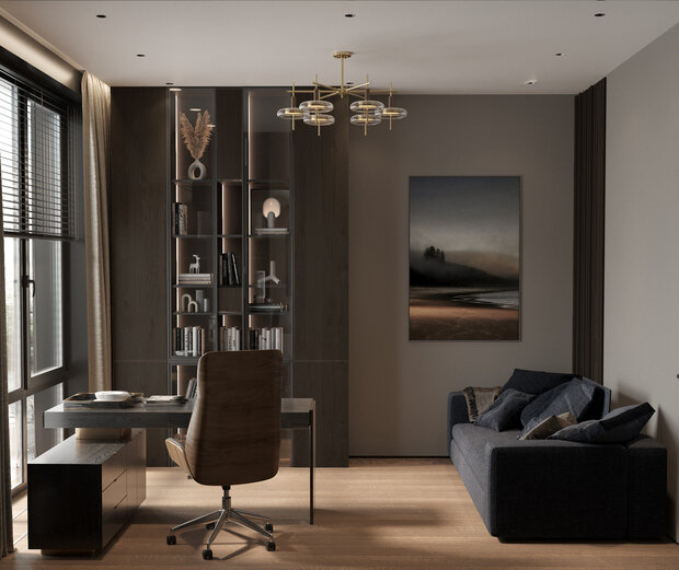 Фото из портфолио Интерьер видовой квартиры с террасой – фотографии дизайна интерьеров на INMYROOM