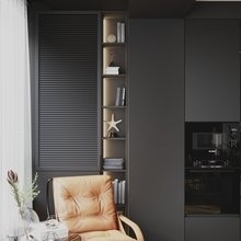 Визуализация интерьера кухни в стиле современный минимализм