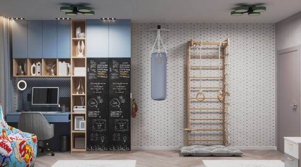 Фото из портфолио Детская для двух мальчиков – фотографии дизайна интерьеров на INMYROOM