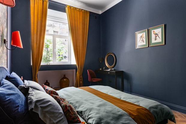 Фотография: Спальня в стиле Современный, Эклектика, Квартира, Проект недели, Санкт-Петербург, 2 комнаты, 40-60 метров, Наталья Березина – фото на INMYROOM