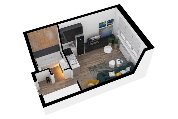 Фото из портфолио 3D-планировки – фотографии дизайна интерьеров на INMYROOM