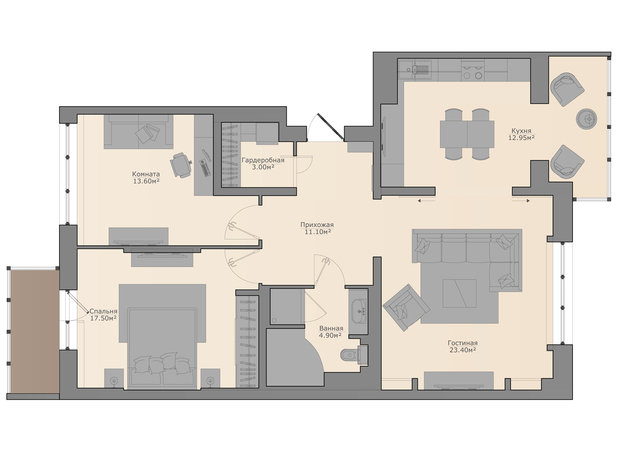 Фото из портфолио БАЛТИЙСКАЯ ЖЕМЧУЖИНА 90 – фотографии дизайна интерьеров на INMYROOM