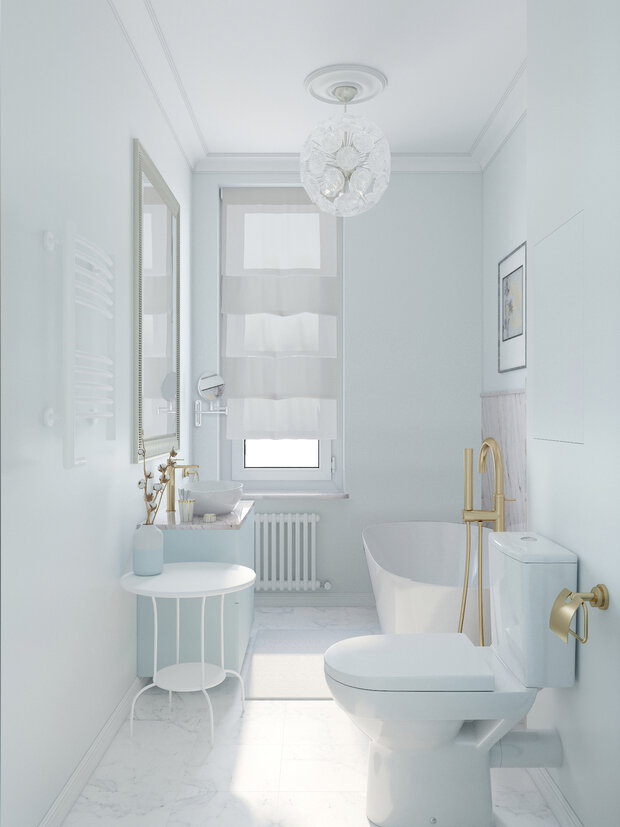 Фото из портфолио Квартира  в современном стиле с нотками французской классики – фотографии дизайна интерьеров на INMYROOM