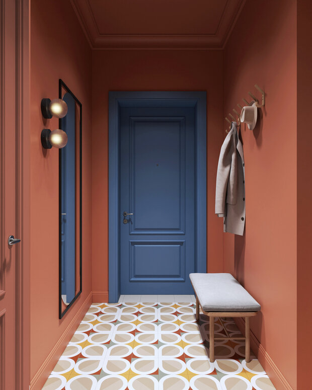 Фотография: Прихожая в стиле Современный, Эклектика, Квартира, Проект дня, Москва, Сталинка, 4 и больше, 60-90 метров, Марина Ярмаркина – фото на INMYROOM