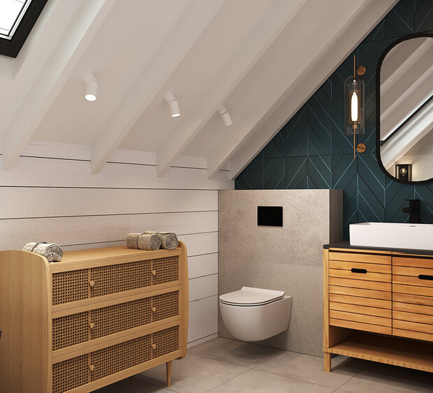 Фотография: Ванная в стиле Скандинавский, Современный, Дом, Проект недели, Дача, 4 и больше, Более 90 метров, Владимирская область, Items Bureau – фото на INMYROOM