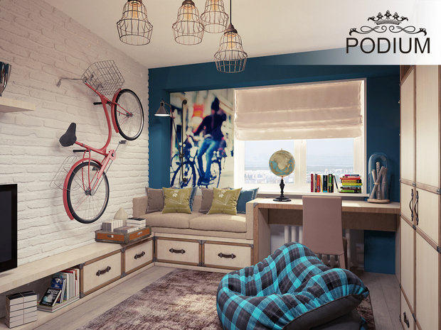 Фото из портфолио Детская для подростка – фотографии дизайна интерьеров на INMYROOM