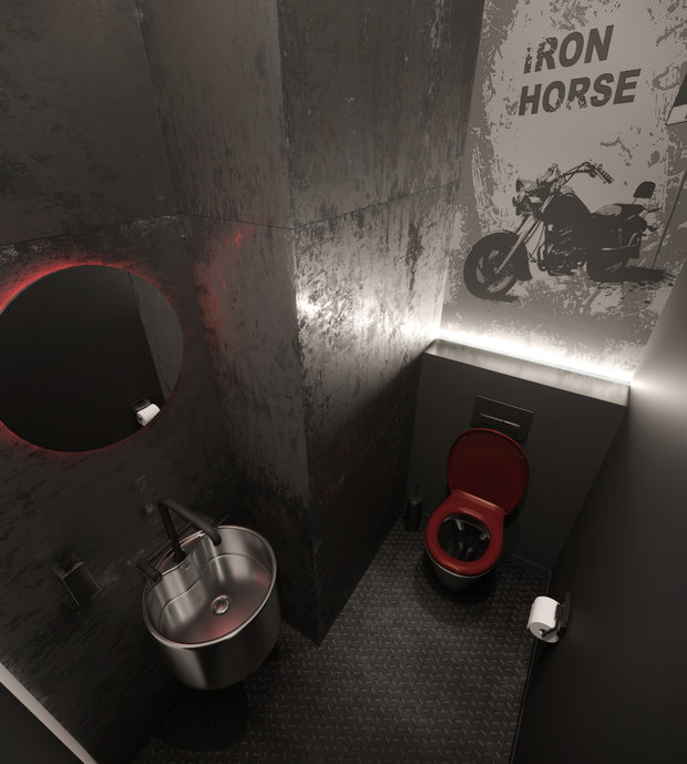 Фото из портфолио Интерьер гостиной в стиле лофт ЖК Apartville – фотографии дизайна интерьеров на INMYROOM