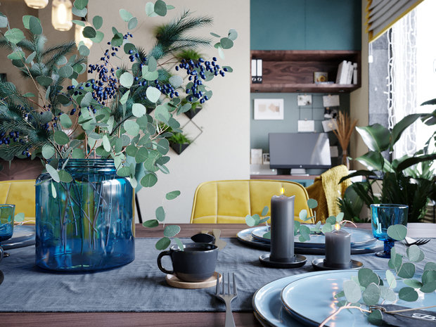 Фото из портфолио  Apartment «Summer garden»  – фотографии дизайна интерьеров на INMYROOM