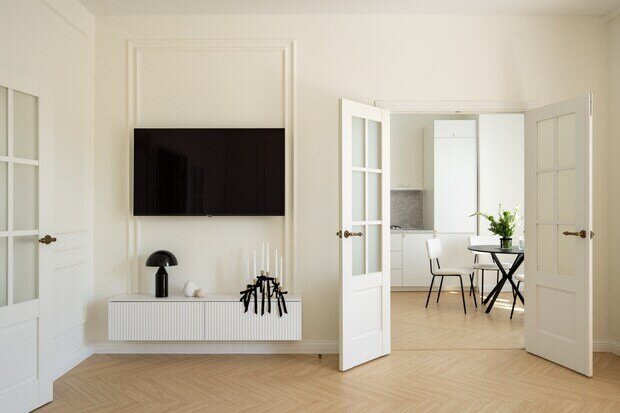 Фото из портфолио Сталинка 62.9 кв.м – фотографии дизайна интерьеров на INMYROOM