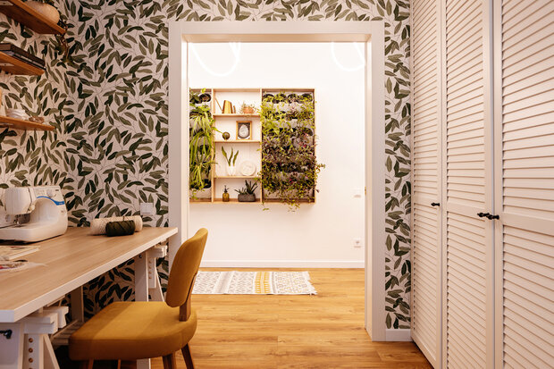 Фотография: Кабинет в стиле Современный, Квартира, Проект дня, Эко, Блочный дом, 4 и больше, 60-90 метров, Анна Терентьева – фото на INMYROOM