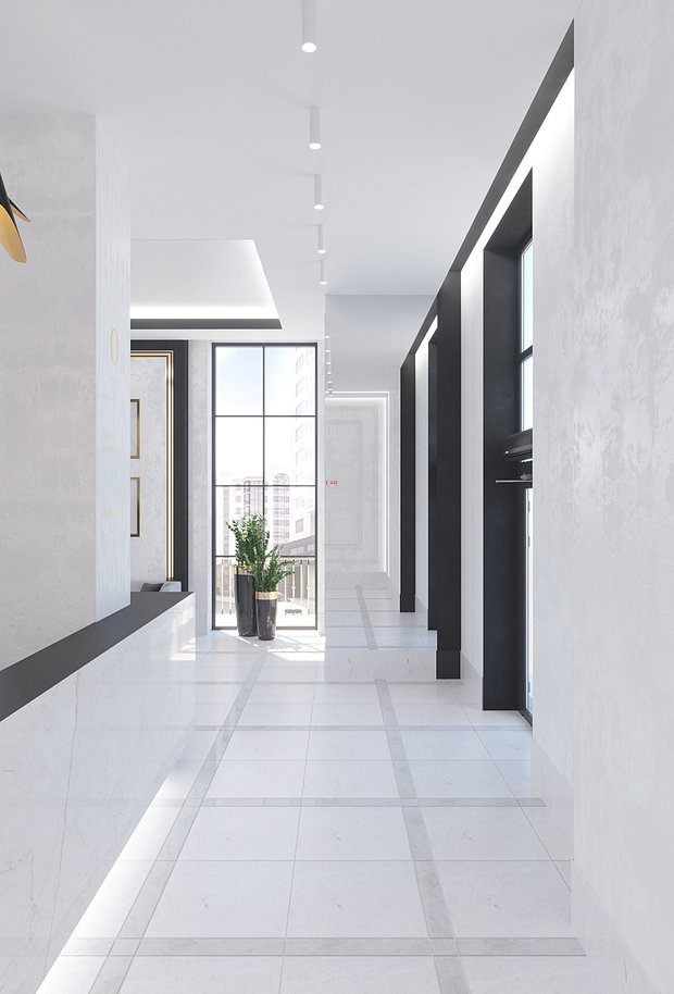 Фото из портфолио ЖК Проспект Мира - Дизайн мест общественного пользования – фотографии дизайна интерьеров на INMYROOM