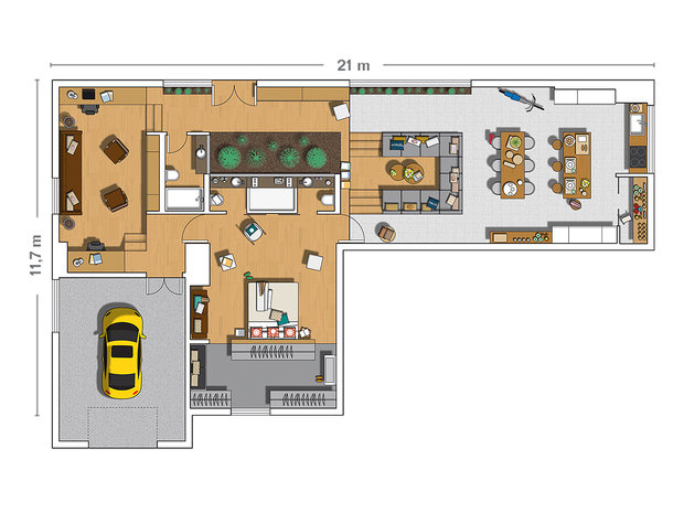 Фотография: Планировки в стиле , Декор интерьера, Дом, Дома и квартиры, Проект недели – фото на INMYROOM