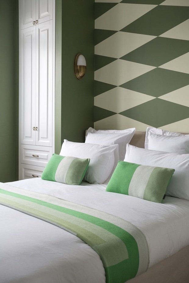 Фотография: Спальня в стиле Скандинавский, Квартира, Проект недели, Эко, Красногорск, Московская область, Ольга Шаповалова, 2 комнаты, 40-60 метров, Монолитно-кирпичный – фото на INMYROOM