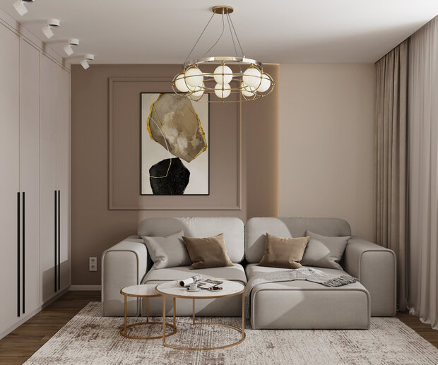 Фото из портфолио Проект квартиры для семьи с детьми – фотографии дизайна интерьеров на INMYROOM