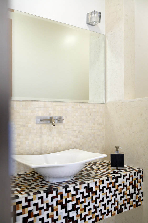 Фотография: Ванная в стиле Скандинавский, Современный, Эклектика, Восточный, Декор интерьера, Квартира, Цвет в интерьере, Дома и квартиры, Белый, Пентхаус, Наталья Гусева – фото на INMYROOM