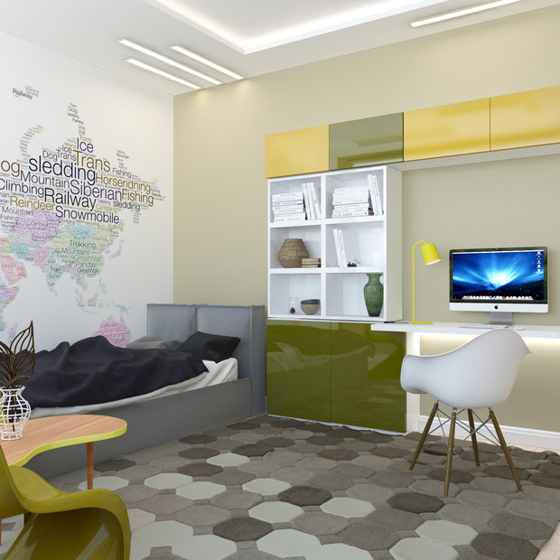 Фото из портфолио Дом для молодой семьи с двумя детьми – фотографии дизайна интерьеров на INMYROOM