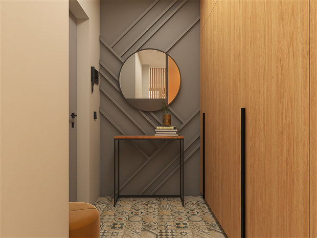 Фото из портфолио Минималистичная квартира 91м2 в Москве для семьи с двумя детьми – фотографии дизайна интерьеров на INMYROOM