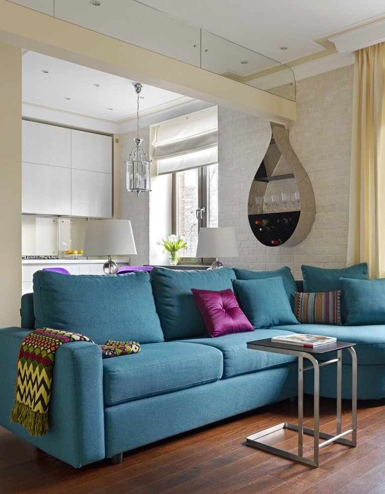 Фотография: Гостиная в стиле Эклектика, Классический, Современный, Восточный, Квартира, Дома и квартиры, Проект недели, Москва, 3 комнаты, 60-90 метров, Марина Пенние, Роман Воронов, Marina Pennie design & art – фото на INMYROOM